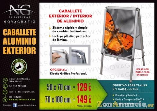 Caballetes publicitarios